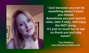 Tina Image and quote